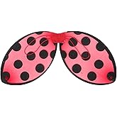 VOSAREA Kids Ladybug Wing Prop Light Up Ladybug Fairy Bee Wings Costumes for Girls Party Costume Supplies