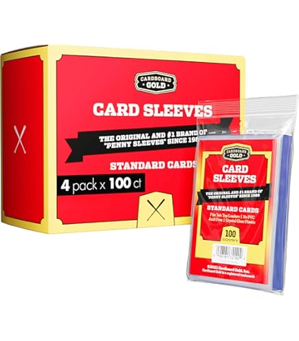 Amazon.com: Cardboard Gold Graded Card Sleeve - Fits PSA, SGC, BGS, CGC  Trading Cards - Slab Sleeves w/Adhesive Flap - Archival Safe, PVC-Free  Protector Bags for Baseball, Sports, Gaming Cards
