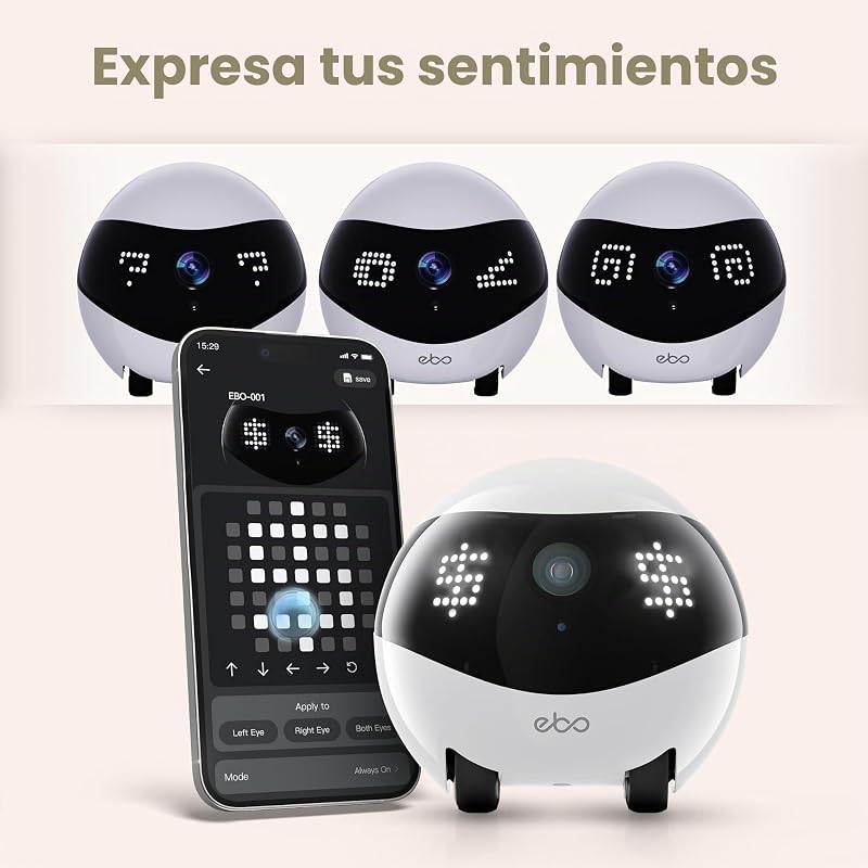Air 2 FamilyBot Inteligente cámara de vigilancia 2K, Robot con autocarga, Robot Patrulla para vigilancia doméstica, cámara inalámbrica para Perros y cámara de Gato con visión Nocturna