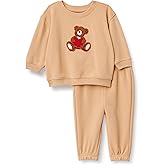 Amazon Essentials x Sofia Grainge Unisex Toddlers and Babies' Sweatshirt & Sweatpant Set