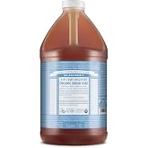 Dr. Bronner's Organic Sugar Soap Refill, Baby Unscented Family Wash, 64 oz | Body Wash, Hand Soap, Face Cleanser, Shampoo, Sensitive Skin, Sulfate-Free, Vegan, No Added Fragrance