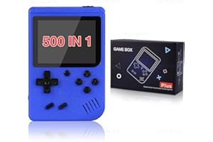 Retro Handheld Game Console - Vaomon Handheld Game Console, 500+ Classical FC Games,Built-in 1020mAh Battery, Ideal Gift for Kids & Lovers,Blue