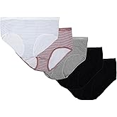 Columbia womens 4-way Stretch Cotton Brief 5-pack
