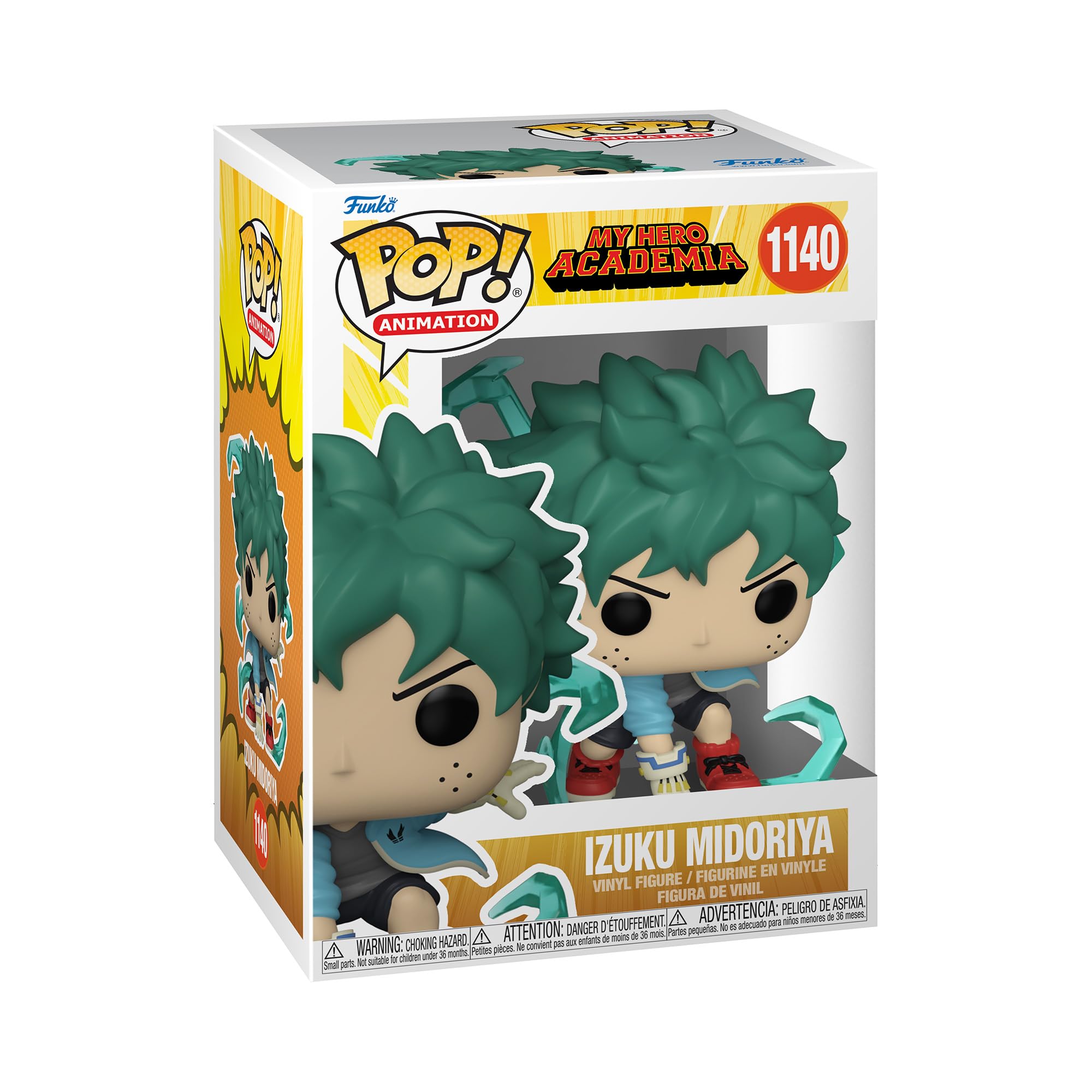 Funko Pop! Animation: My Hero Academia (MHA) - Izuku Midoriya - (MHA) - Deku With Gloves - Collectable Vinyl Figure - Gift Idea - Official Merchandise - Toys for Kids & Adults - Anime Fans