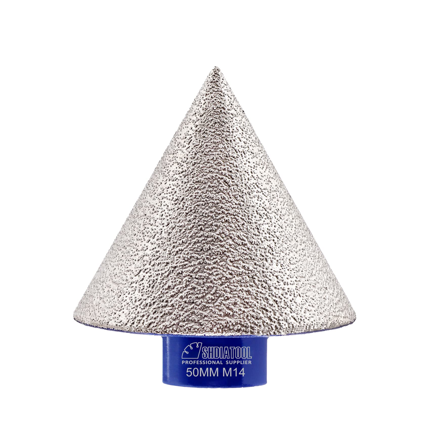 SHDIATOOL Diamond Beveling Chamfer Bits 50mm x M14 Countersink Drill Bits for Tile Marble Ceramic Trimming Finishing Cleaning Enlarging Existing Holes