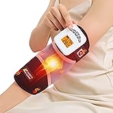 AOKESTE Cordless Elbow Heating Pad for Tendonitis and Tennis Elbow,Vibration Elbow Massage for Pain,Rechargeable 5000mAh Battery Heating Pad for Arm,Heated Elbow Brace for Joint Pain Relief(Low Noise)