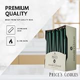 Price's Candles Tapered Green Unscented 50 Count 7 Hour Burn Time view 4