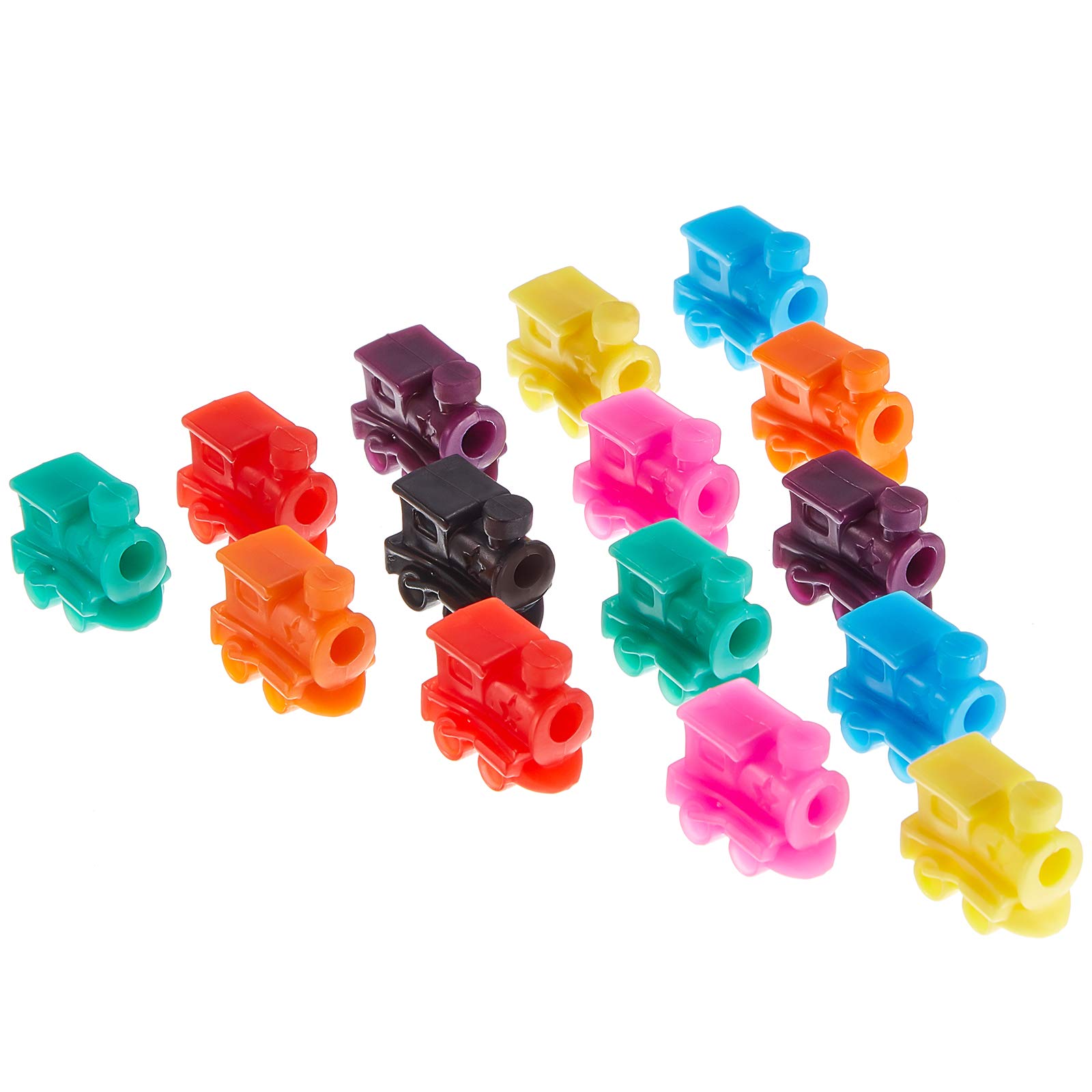 Photo 1 of Gejoy 45 Pieces Train Markers Mexican Dominoes Train Markers Accessories for Domino Game Centerpiece, Assorted Colors