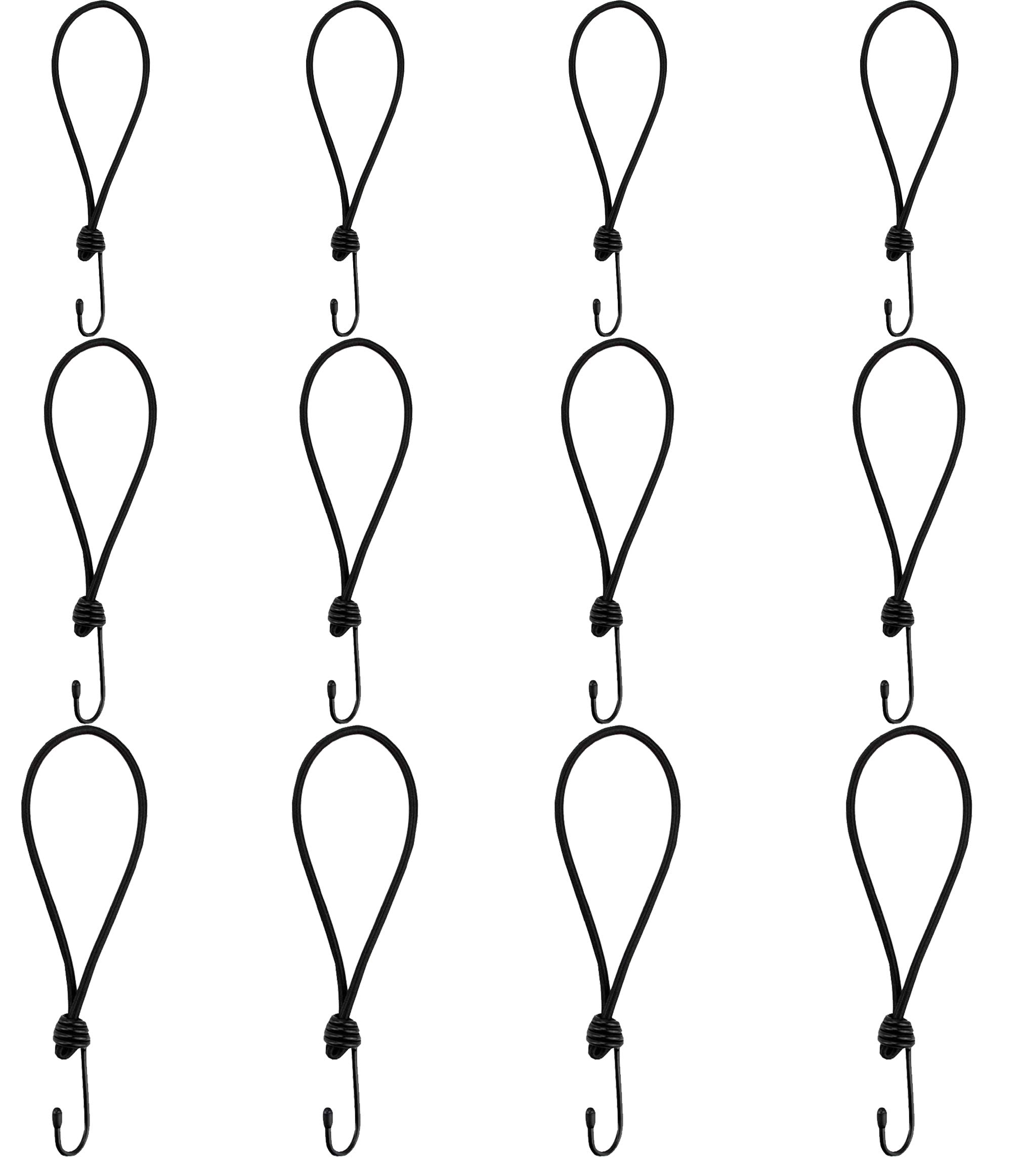 Savage Island Hook Loop Bungees Bungee Tarpaulin Tent Shock Elastic Heavy Duty Military