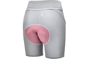 OUOKK Padded Bike Shorts Women Cycling Underwear Bicycle Biking Biker Short with 4D Padding Super Lightweight Breathable