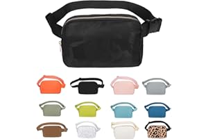 VOROLO Waist Pack for Running Fanny Pack for Women and Men Gift Crossbody Belt Bag Bum Bag with Adjustable Strap for Sports for Men and Women
