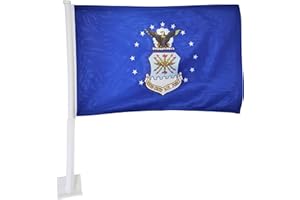 Ramsons Imports Double-Sided Car Flag 12x18 - U.S. Air Force Emblem