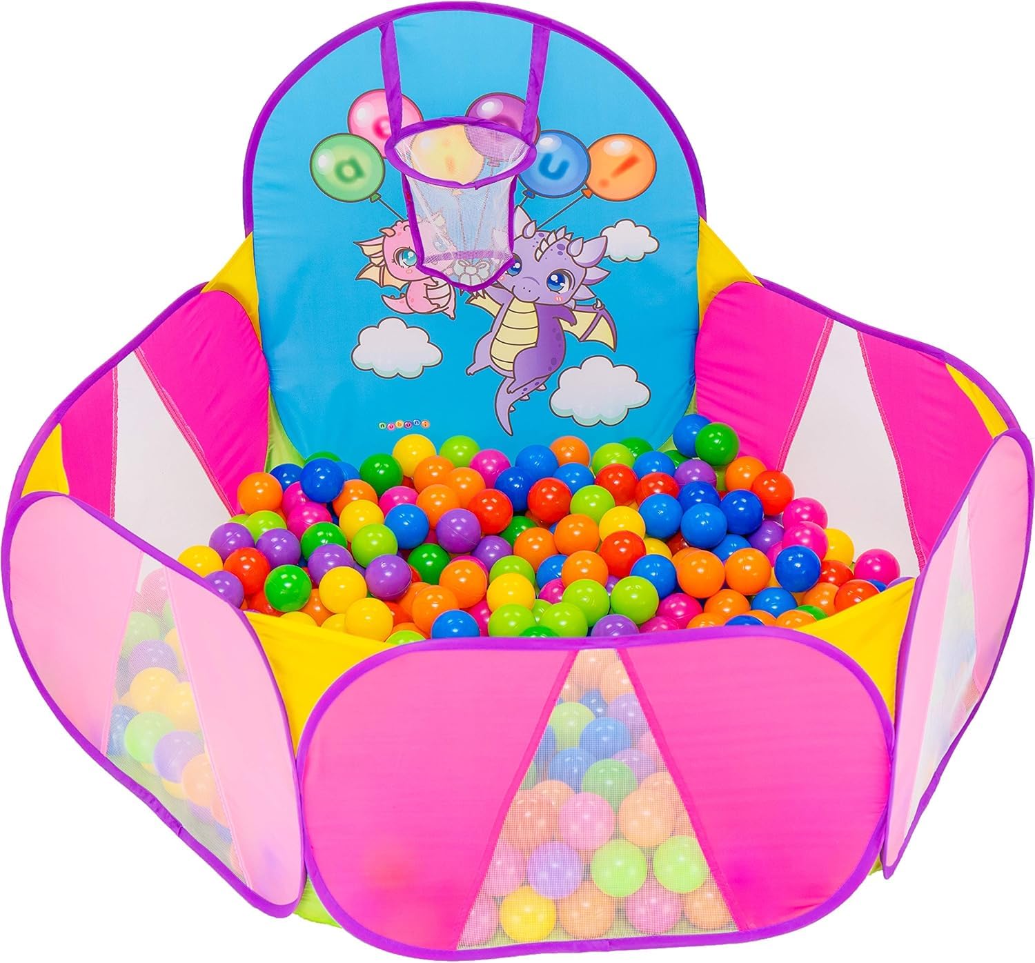 NUBUNI Ball Pit for Baby : Playpen ball Pool : Playhouse : Ball Pit Balls : Playpen Baby Play House for Kids : Play Tent for Kids Pool Balls : Baby Ball Pit F