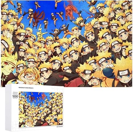 Amazon Co Jp Naruto ナルト シリーズ高品質木製アニメジグソーパズル子供たちへのプレゼント手作りジグソーパズル 1000 Pcs ホーム キッチン