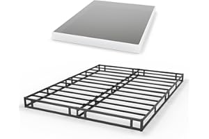 GRUSIGN 5-Inch 10-Minute Quick Assembly Smart Box Spring Queen Size, Metal Mattress Foundation, Box Bed Frame/Base Cama with Strong Metal Frame, Anti-Noise, Low Profile, Queen