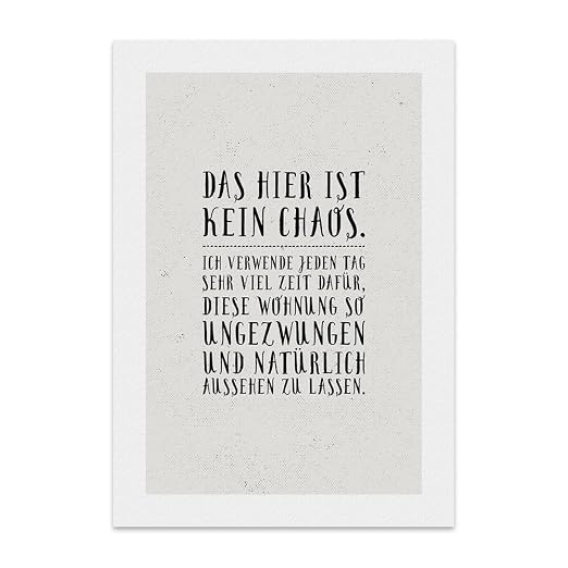 TypeStoff Kunstdruck „Toastbrot“ – Lustiges Poster Mit Spruch, Hochwertiger Karton, Wandbild KD-00219-M