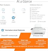 HP DeskJet All-in-One Colour Printer with HP+ 6 Months Instant Ink White view 4