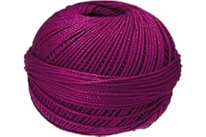Handy Hands Lizbeth Premium Cotton Thread, Size 3, Boysenberry Dark