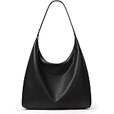 KALIDI Casual Tote Bag Vegan Leather Hobo Zipper Work Bag Weekender Shoulder for Women Shoulder Travel Purse
