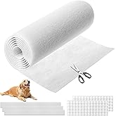 Demiwise MERV 13 Air Filter Material -23 Ft² Cut to Fit Air Filter Media for Home HVAC, Furnace, AC & Purifier -Filters Dust and Pet Dander as Small as 0.3 Microns-Easy DIY with Hook Tape