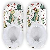 Dussdil Kids Boys Girls House Slippers Spa Travel Slipper Warm Soft Memory Foam Non Slip Shoes for Home Bedroom Size 9-13.5