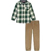 Tommy Hilfiger baby-boys 2 Pc Woven Pant Set