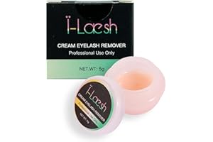 i-Laesh Eyelash Extension Remover Cream - Lash Extension Remover Cream with Low Irritating for Sensitive Skin - Quick Dissolve - Eyelash Extensions Glue Remover - 5g - Rose
