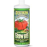 FoxFarm Grow Big Liquid Plant Food - Bloom Fertilizer for Flowers, Fruits, and Vegetables, Perfect for Indoor & Outdoor Potted Plants, NPK 6-4-4 (Quart)
