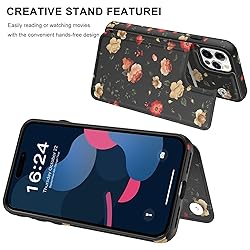 LETO for iPhone 15 Pro Case Flip Folio Leather