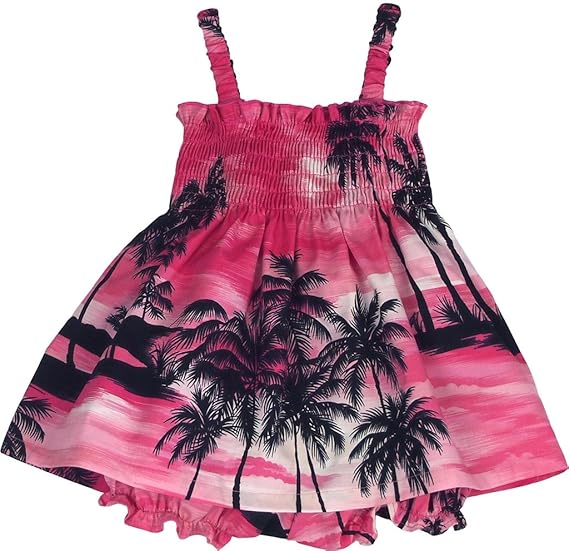2 piece hawaiian dress