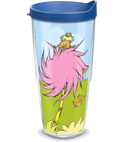 Tervis Dr. Seuss The Lorax Insulated Tumbler 16oz - Double Walled, BPA-Free, Made In USA, Keeps Drinks Hot & Cold