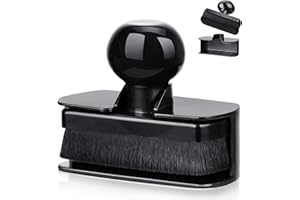 BABYSHEEP Car Tire Shine Applicator,Large Vegan Tire Shine Brush - Automotive Tire Dressing Applicator Brush with Storage Stand for Tire Detailing & Car Wash Kit, Black, 3.6 Inch Length (Black)