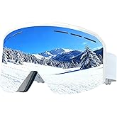 MXJ Gear Ski Goggles Over Glasses,YH359 Snowboard Goggles,Anti-Fog UV400 Protection Snow Goggles for Adult