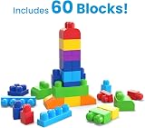 Mega Bloks Big Building Bag 60 Blocks 9 Colors 1 Storage Bag Ages 1+ view 3