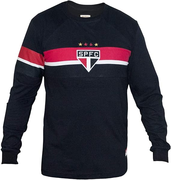 Camisa Masculina Retrô São Paulo 2005 Tri Mundial Black 