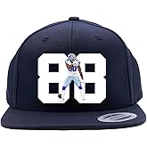 Snapback Navy Dallas CeeDee Lamb 88 Logo Hat