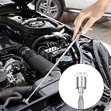 Preciva Magnetic Telescopic Pickup Tool with 3 LED Lights and Mirrors view 6