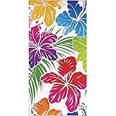 OHTMTHO Floral Hawaiian Aloha Beach Towel Oversized 36"x72" Quick Dry Microfiber Towels Pool Accessories Cruise Essentials Vacation Gifts Summer Must Haves for Swimming Camping Travel