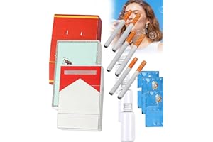 MIGTORY Bubble Toy Cigarette, Bubble Blowing Cigarette Stress Relief Toy, Fake Bubbles Smoke Cigarettes Pack Blower, Blow Bubbles Cigarettes Sticks with Liquid Relaxation Birthday Christmas Party Gift(3pcs)