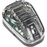 NOBUHIRO 4 Modes Tactical Helmet Light with Visible LED+IR Constant/Strobe | Waterproof Ladybird Signal Light Survival Identification Lamp for Outdoor Sports