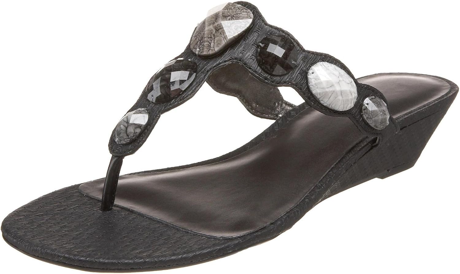 Impo Women Thong Radiant Black Sandals size 6.5 FlipFlops