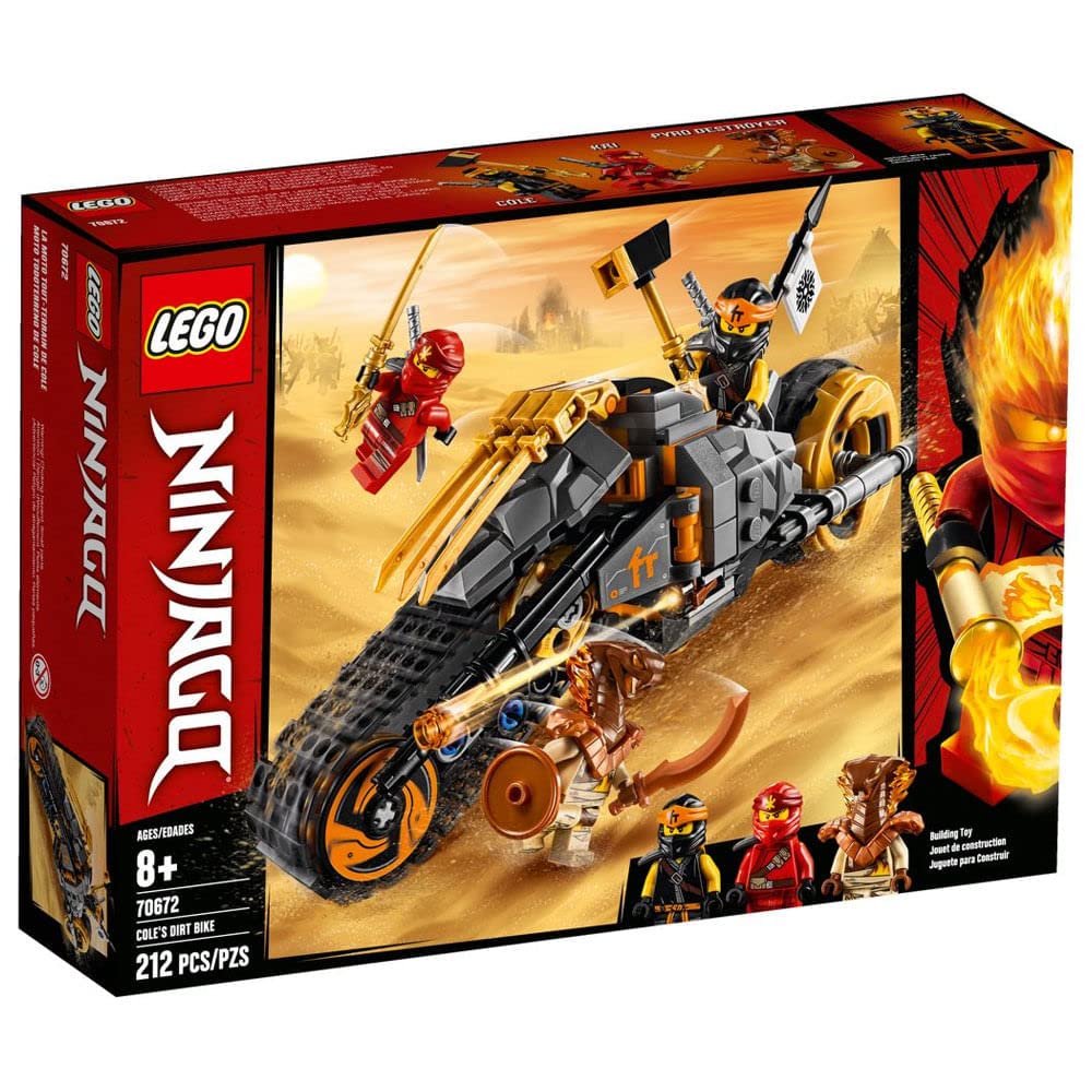 Lego Ninjago 70672 Cole's Dirt Bike (212 Teile)