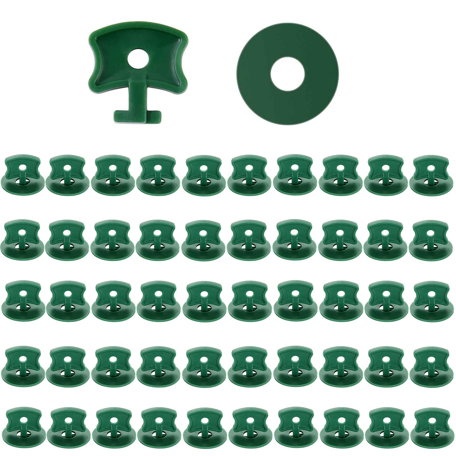 100Pairs Greenhouse Twist Clips Plastic Greenhouse Fixing Clips and Washers Greenhouses Corner Fixing Shading Clips for Aluminium Greenhouse Insulation Bubble Netting Shading (100)