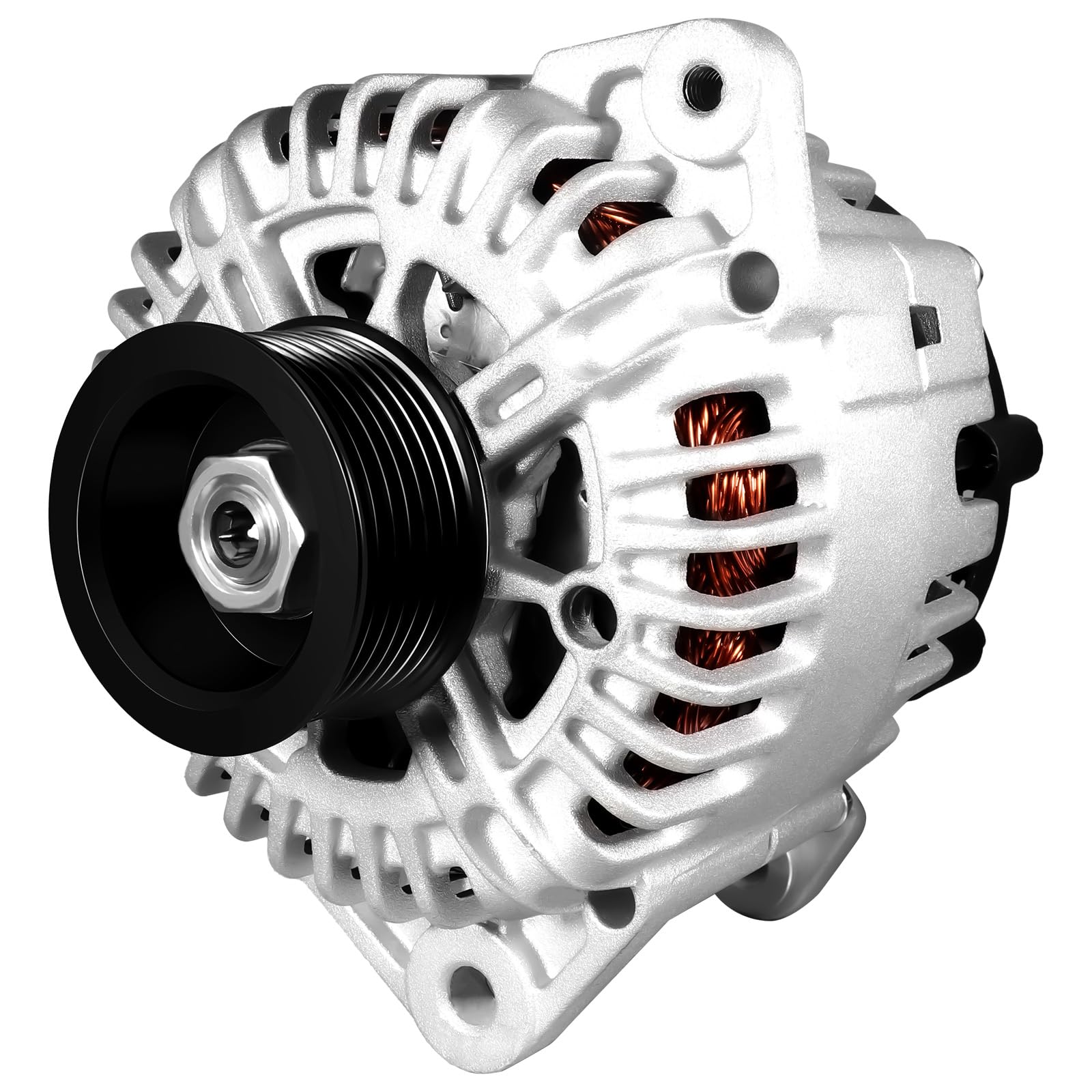 Photo 1 of 11256N New Alternator 130A Replacement for 2007-2019 Nissan Armada Frontier Pathfinder Titan Xterra Equator, 2008-2010 Infiniti QX56, 2009-2012 Equator, 23100-ZH00A 23100-ZH00B TG15C113