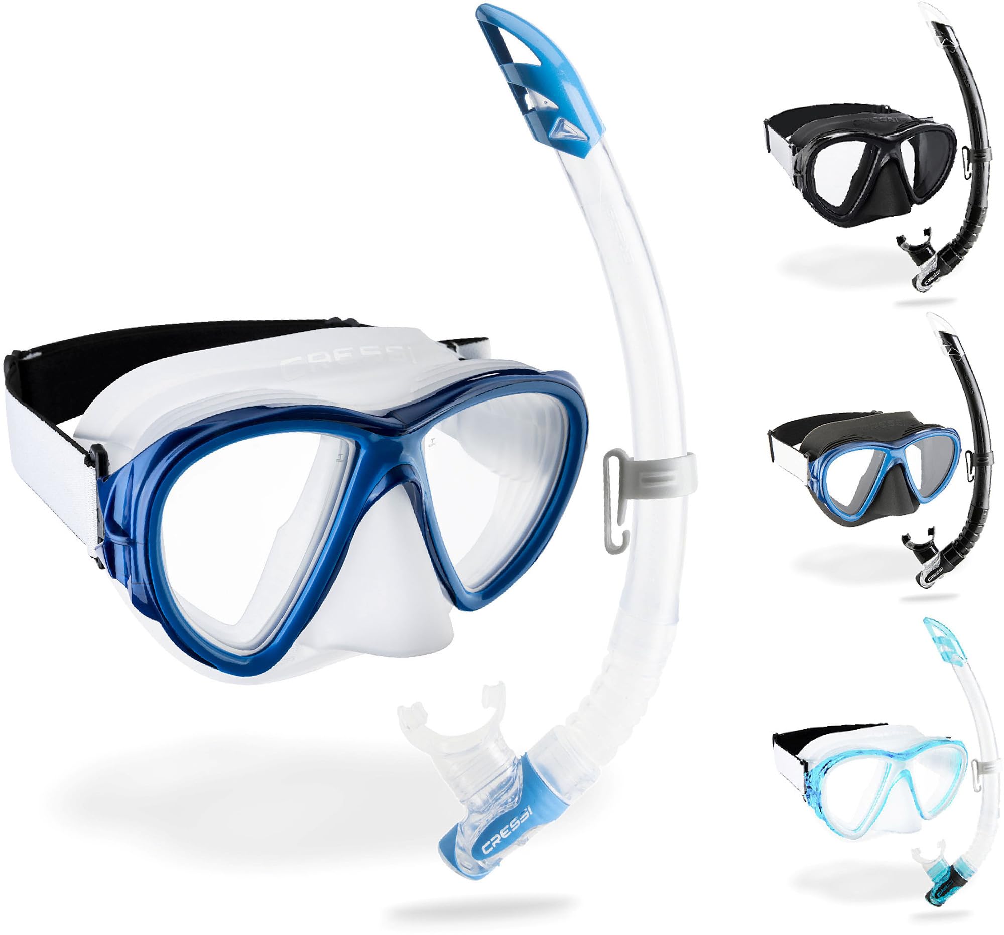 Cressi Fiji & Gamma - Combo Set Mask & Snorkel Unisex Adult