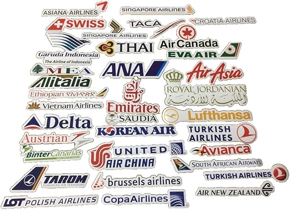 Amazon Co Jp 航空会社エアライン ステッカー50枚セット スーツケースパソコンipadにおすすめ 並行輸入品 ホーム キッチン