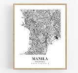 Eleville 8X10 Unframed Manila Philippines City View