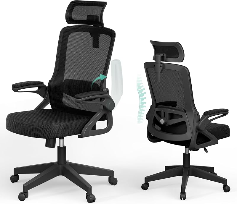 Tweakio Ergonomic Office Chair S-Shaped Mesh Deskr Home Study Office