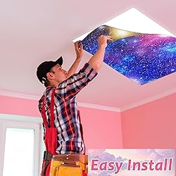 8 Pcs Fluorescent Light Covers with 80 Magnets