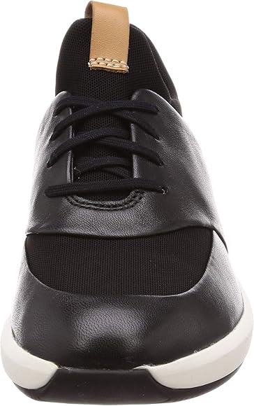 clarks ladies black trainers